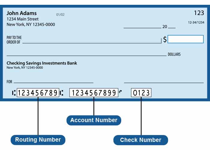 Image of a Check