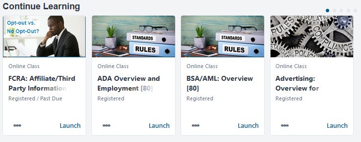 LMS status tracker slider LMS status tracker slider
